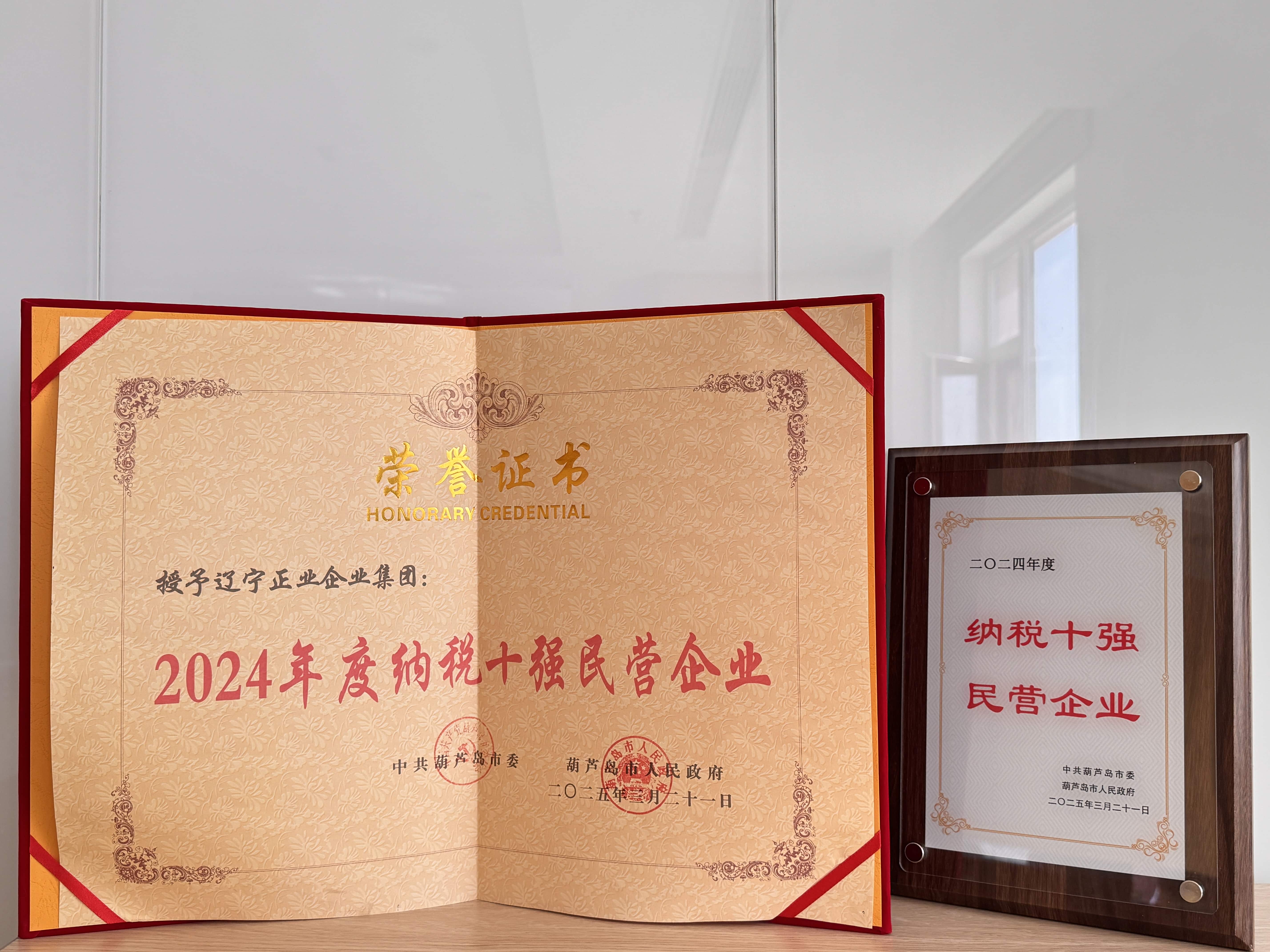 正業(yè)集團再登納稅十強榜！董事長趙立君出席全市民營經濟大會接受表彰(圖3)